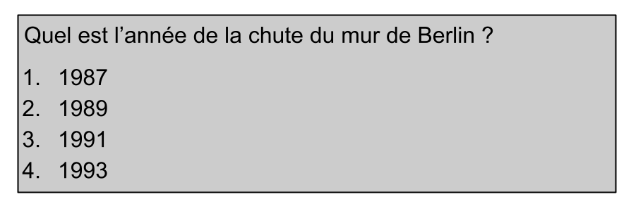 QCM culture générale GAV 3